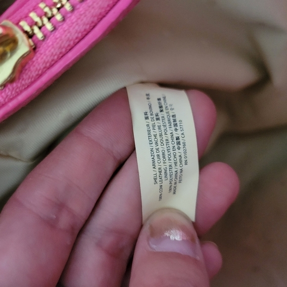 Kate Spade Phoebe Neon Pink Shoulder Bag Purse Chain Strap Girly Summer Spring - Picture 14 of 14